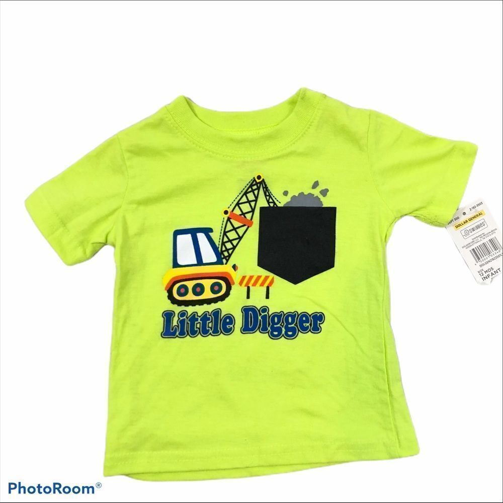 Swiggles Brand New Little Digger Shirt Size 12 Mos